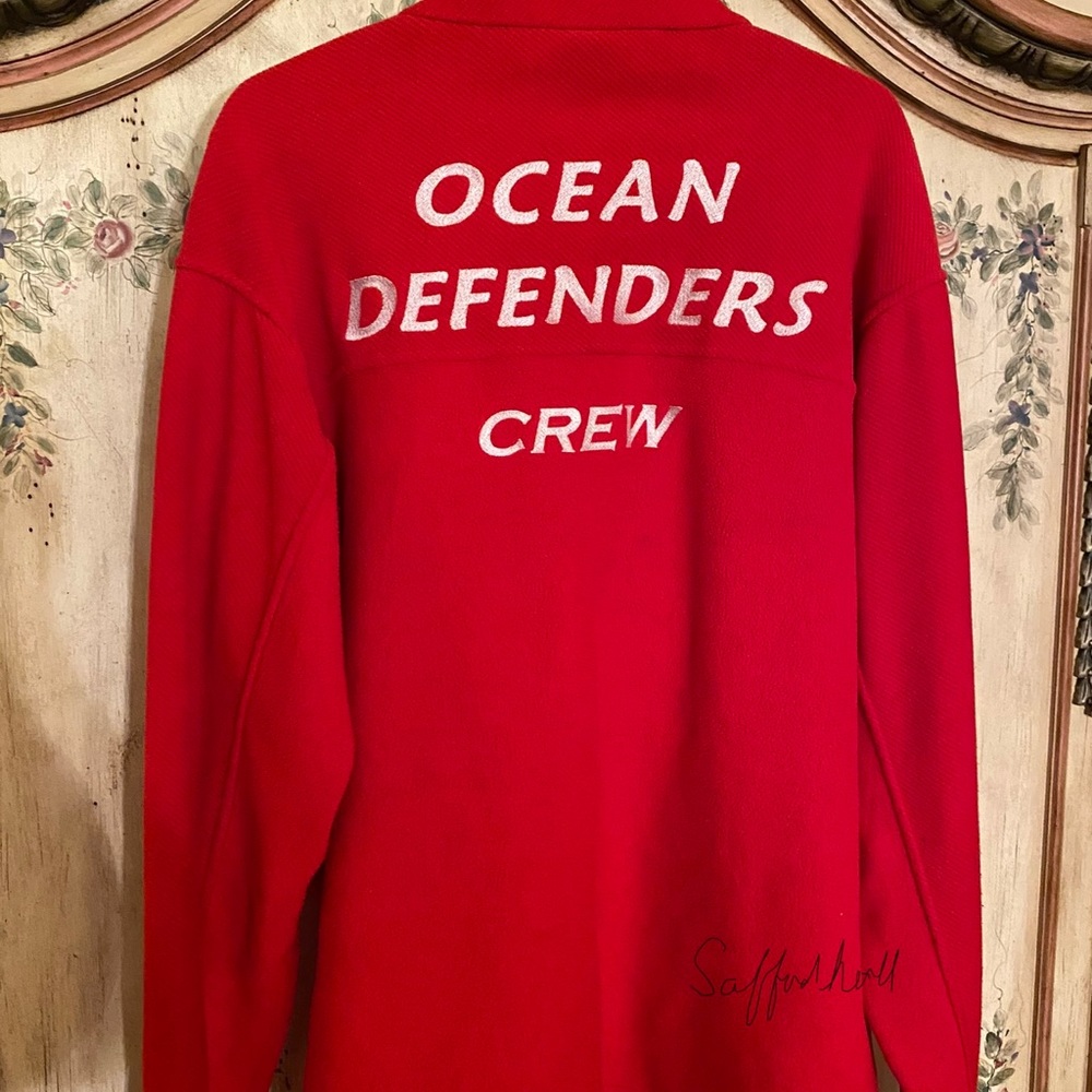 NWT XXL PATAGONIA SYNCHILLA JACKET FULL ZIP OCEAN DEFENDERS ALLIANCE Zip Pockets